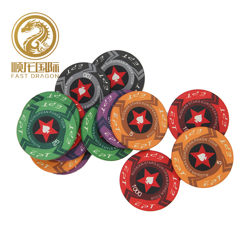 DRA-GB1052 9g Ceramic Poker Chips for Gambling Casino Game