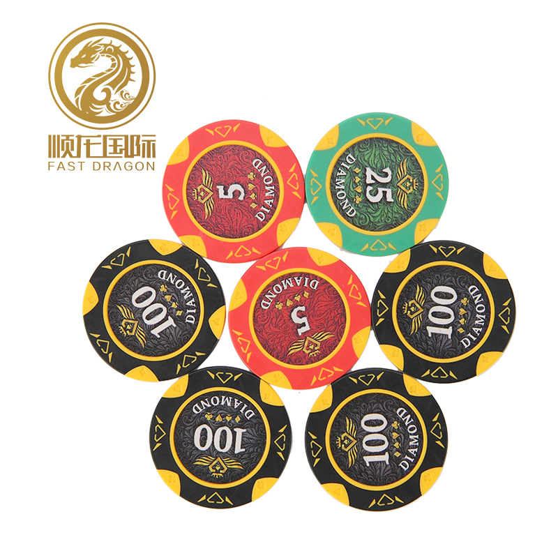 DRA-GB1078 11.5 ABS Poker Chips for Gambling Casino Game